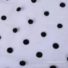 Wholesale of American web flocking mesh fabric, single-sided fleece clothing mesh fabric, veil, headwear, handcrafted doll mesh fabric Specification image